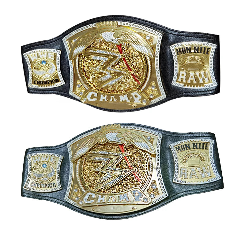 2025 New Wrestler Championship Belts Action Characters Figure Toys Occupation Wrestling Belt Gladiators Model Fans Children Gift