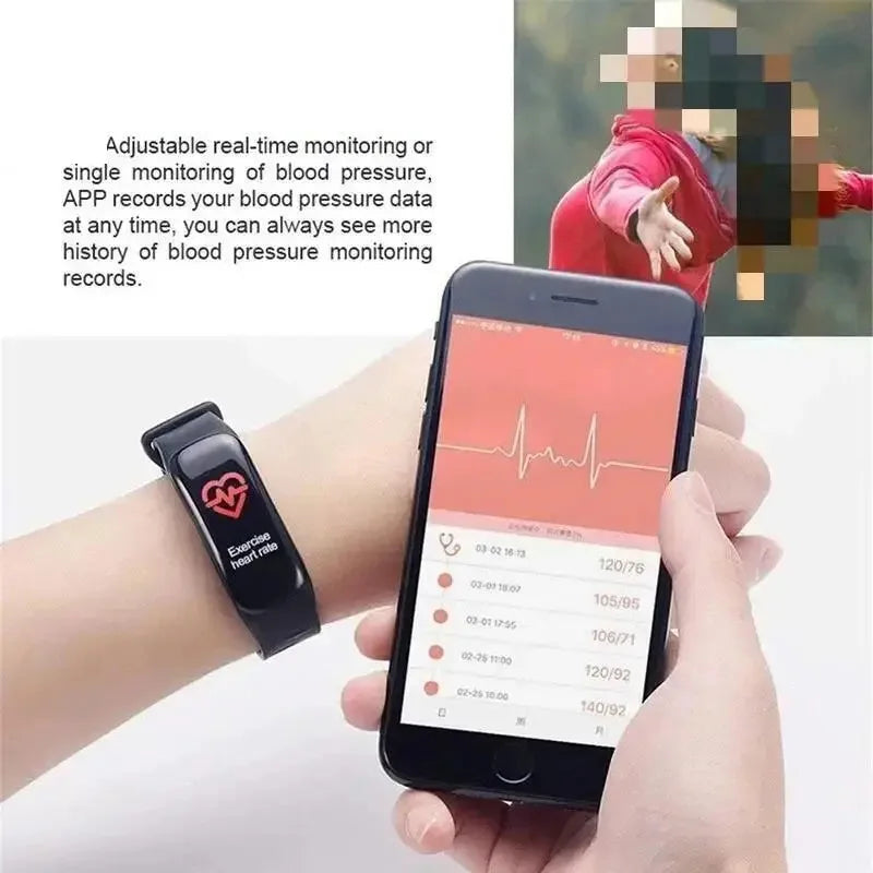Lenovo C1 Plus Smart Watch Men Women Bluetooth Step Counting Sports Bracelet Fitness Tracker Heart Rate Blood Pressure Sleep