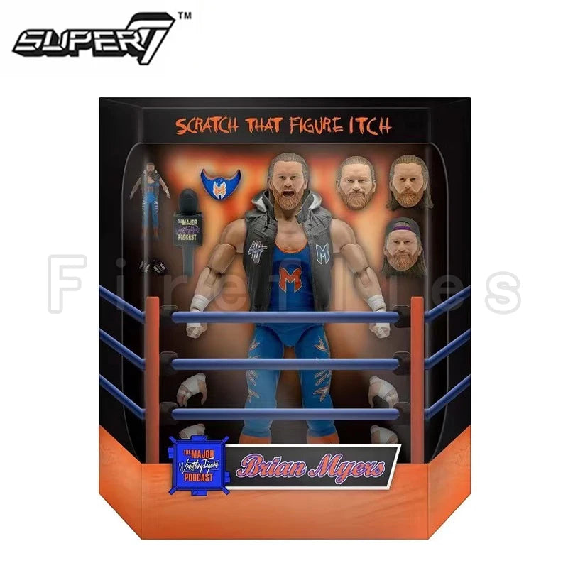 7inches Super7 Action Figure WWE Ultimates Brian Myers Anime Model For Gift