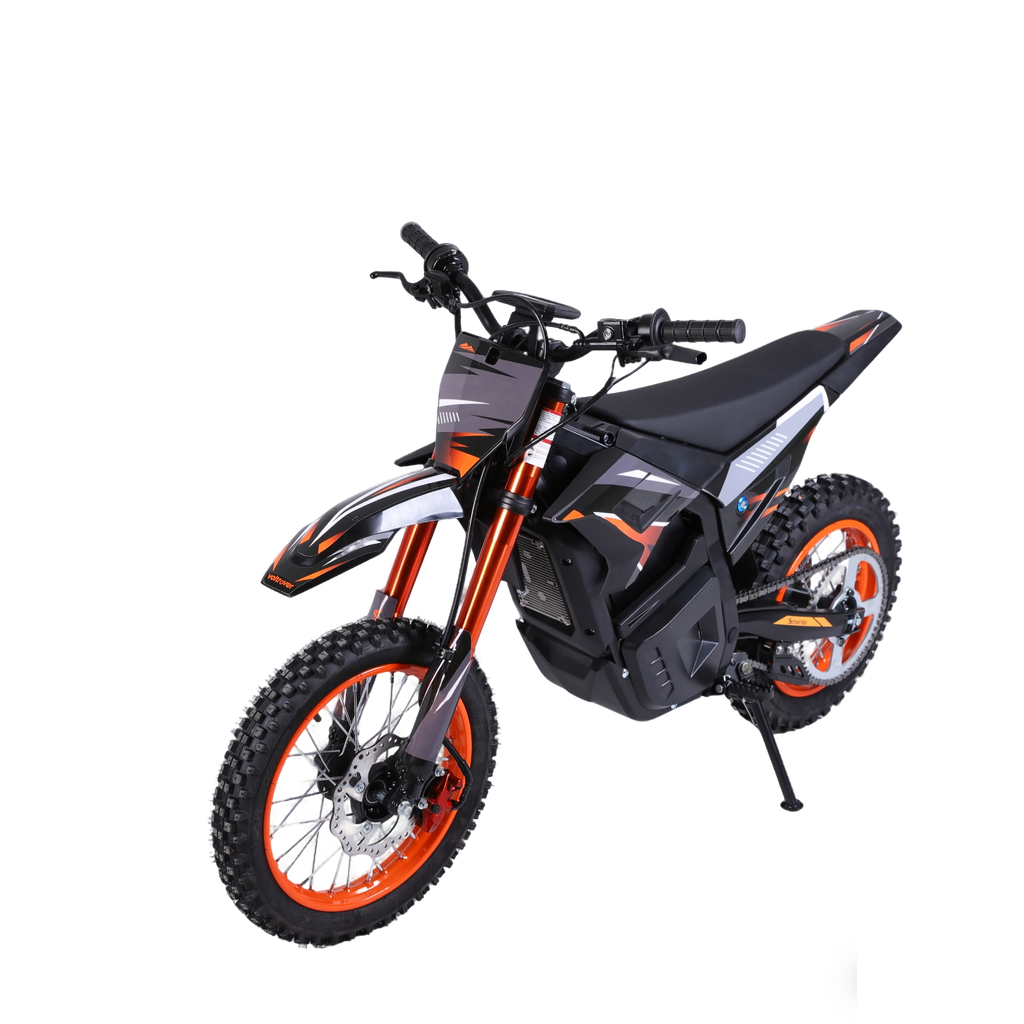 2600W Adult Electric Dirt Bike for Teen, 31MPH Top Speed, 35 Mile Range, 48V 20Ah Battery, 14"/12" Tires, Dual Hydraulic Brakes