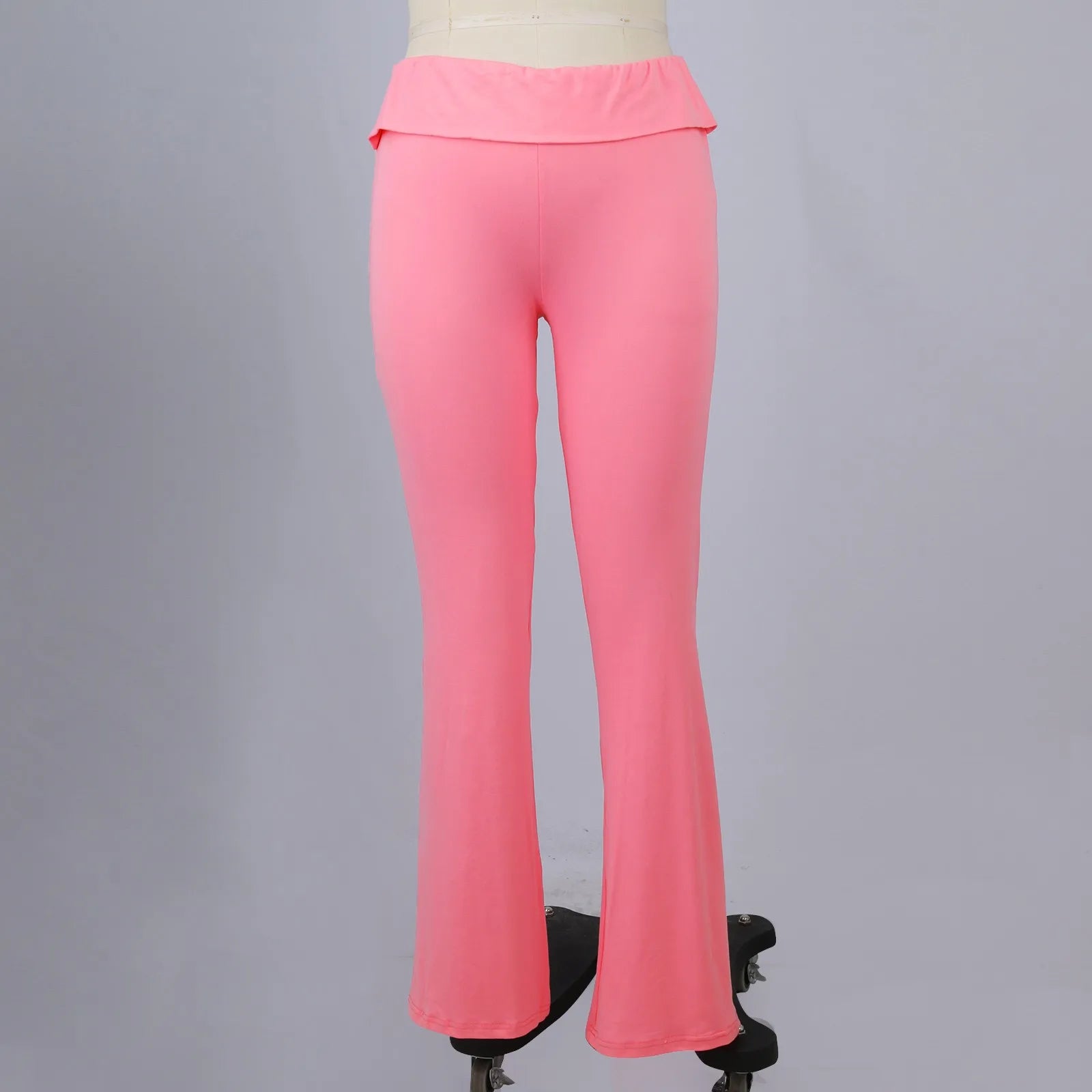 Women Flare Leggings High Waist Wide Leg Yoga Pants Seamless Fitness Workout Tights Gym Sports Trousers Casual Slimming Clothing