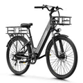 100W Electric Bicycle 26 Inch Fat Tire E-Bike 48V 12.8Ah Adults