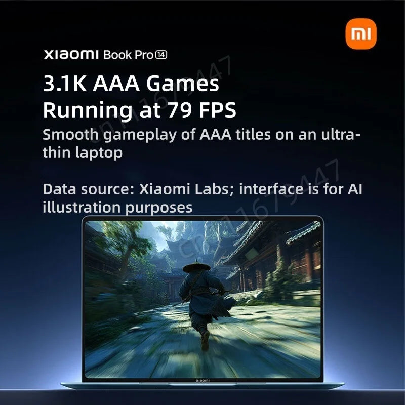 Xiaomi Book Pro 14 Laptop Intel Core Ultra X7 358H 32G RAM 1T SSD 14.6-inch 3.1K OLED 120Hz New Mi Notebook