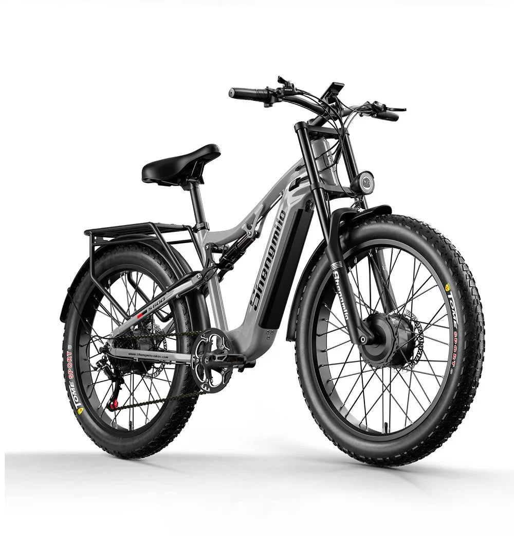 26" Electric Bike 2000W E-Bike For Adults Dual Motor Bicycle  30mph Fat Tyre~