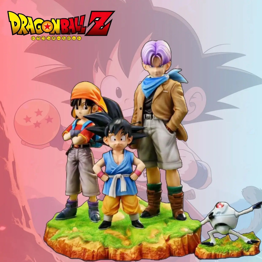Brand New 1/6 Dragon Ball Anime Figure Torankusu Son Goku Pan Periphery Resin Collect Model Desktop Ornaments Birthday Gift Toys