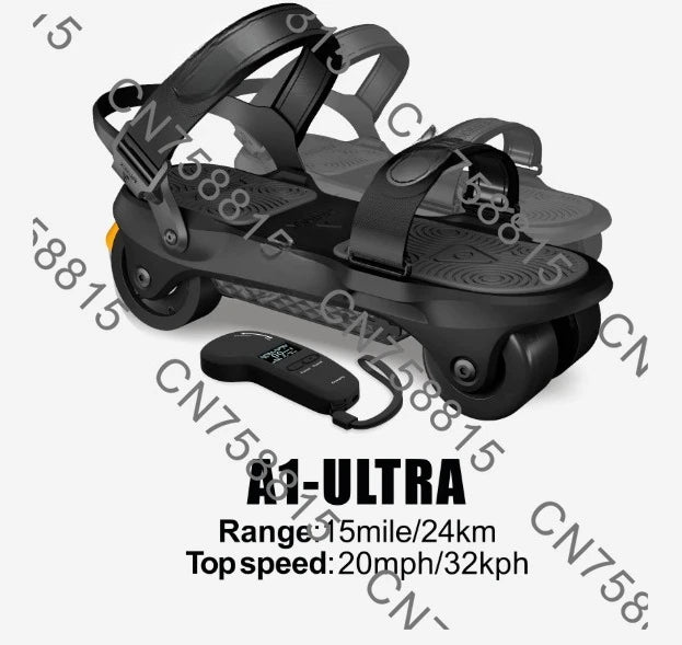 Folding Portable Electric Skateboard Shoes, For AIRTRIK-Ultra Electric Roller Skates, Travel Artifact Commuting Dog Walking