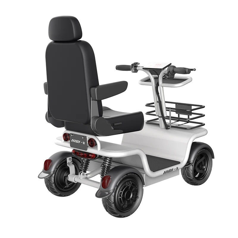 Travel Sunshade 4 Wheels 48V 1000W Wide Seat Reverse Gear Mobility Disabled Handicapped Elderly Electric Scooter For Seniors