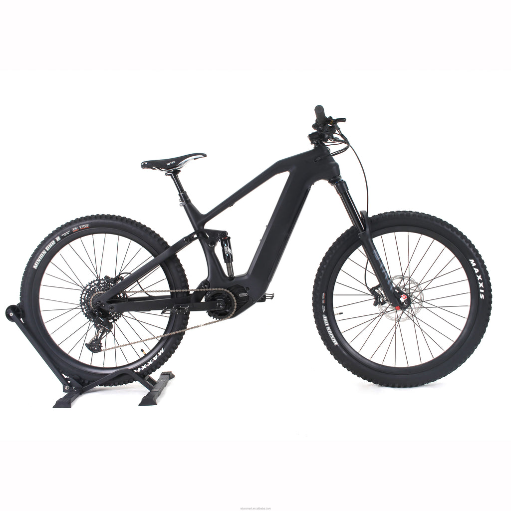 ATV&UTVMarathon Enduro Factory Wholesale Carbon Full Suspension Mtb 29 Inch Mountain Bike Bafang 500W 1000W Mid Motor Electric B