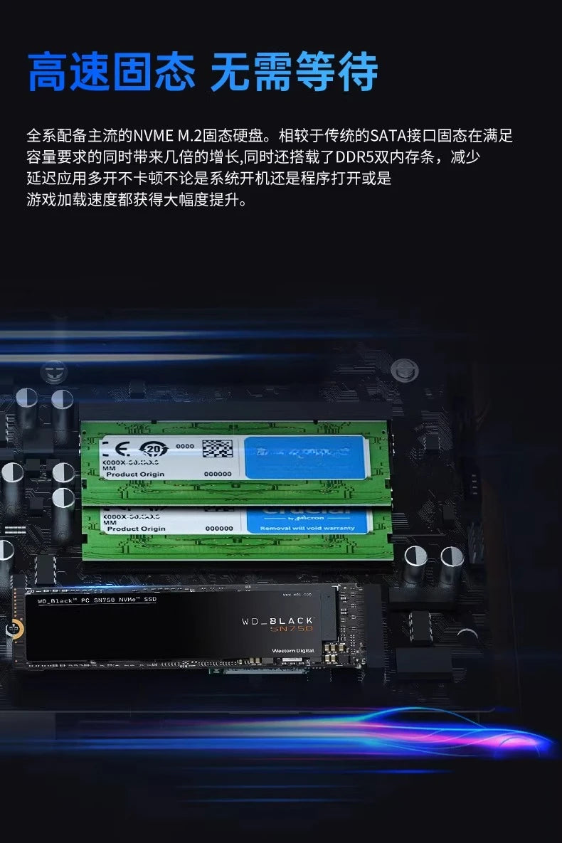 14th Gen  Core I9 Mini Gaming PC with RTX4070 Discrete Graphics Desktop Computer
