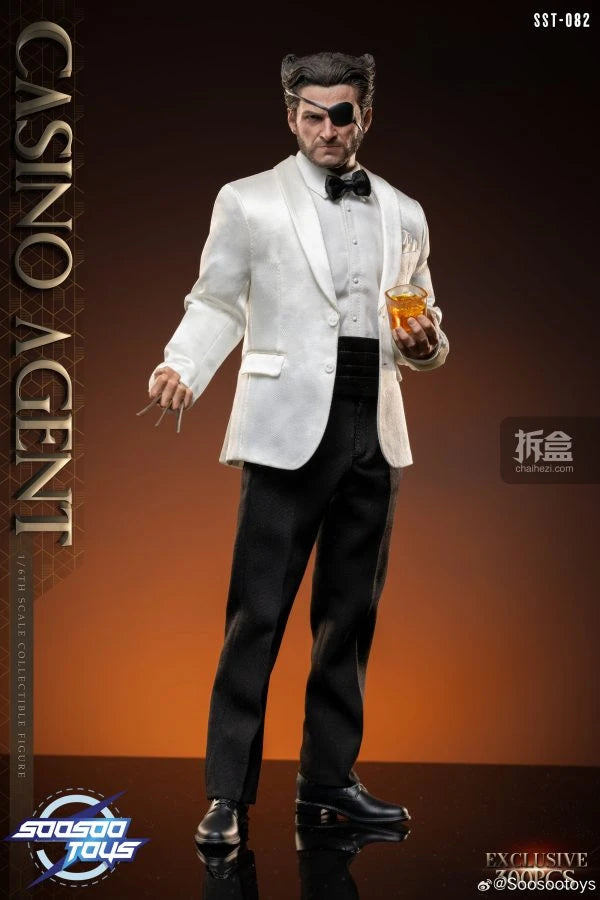 SOOSOOTOYS Genuine Casino Wolf Wolverine Wolf Uncle 1/6 Mobile Doll IRON WARRIOR Movable Finished Product Model Collection
