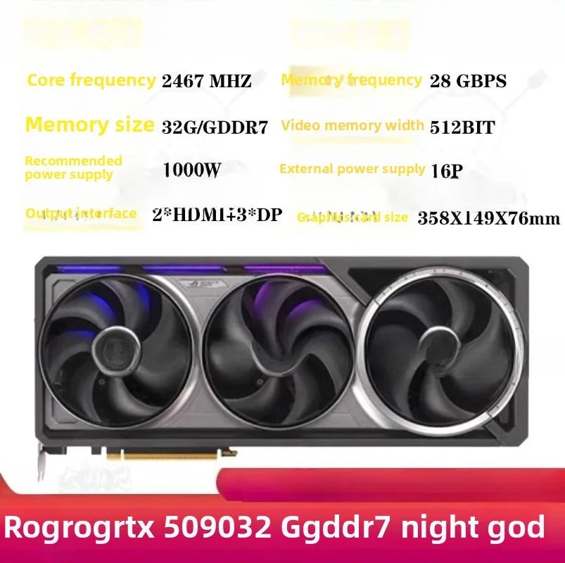 RTX5090 32G graphics card Yeshen Super Dragon Super Carving 5090AI