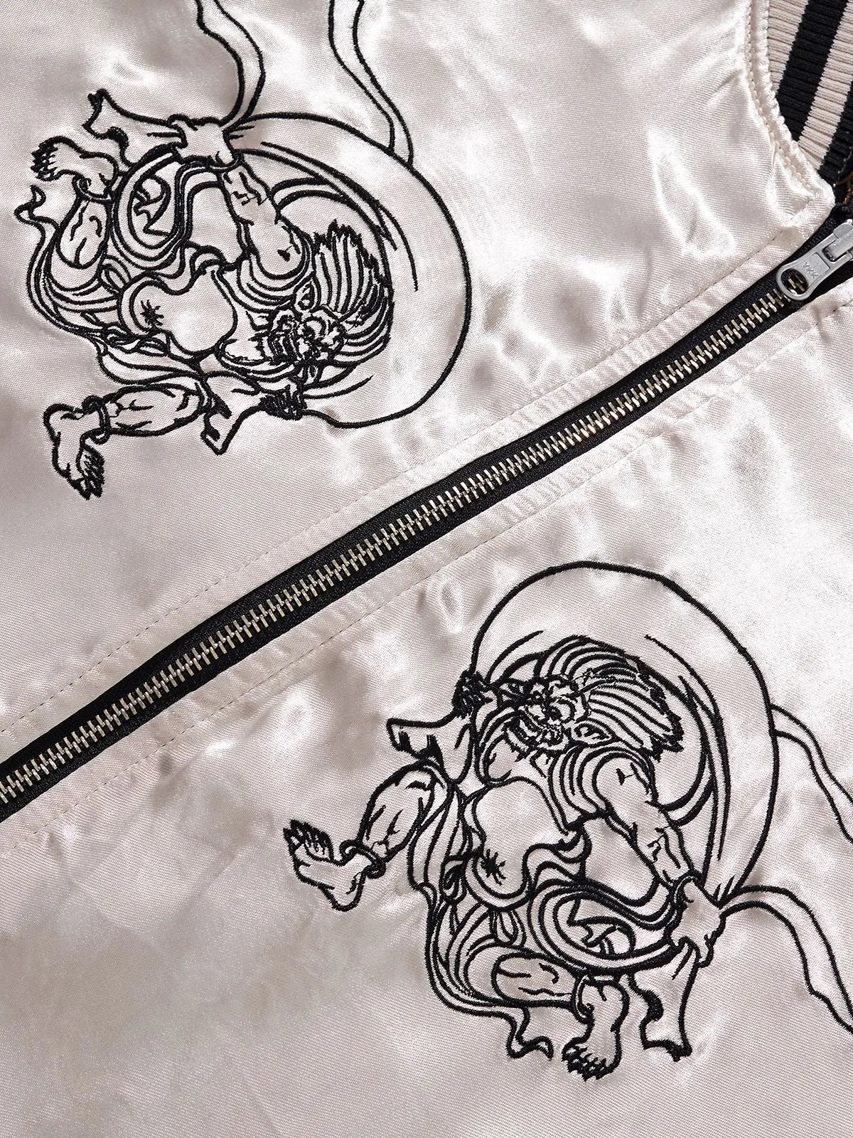 Mens Baseball Jackets Hip Hop Japanese Anime Demon Embrodiery Bomber Coats Streetwear Harajuku Motorcycle Jacket Clothing