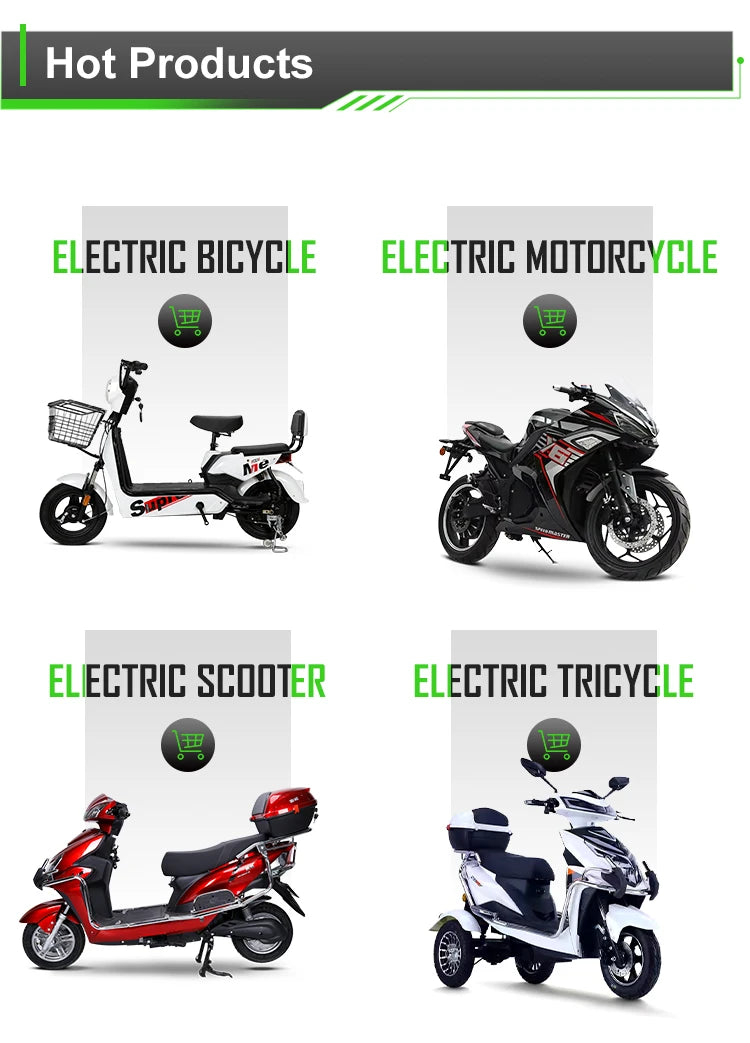Electric Racing Motorcycles Max Loading 200kg Motor 15 Inch Vacuum Tire Fast Electric Motorcycle