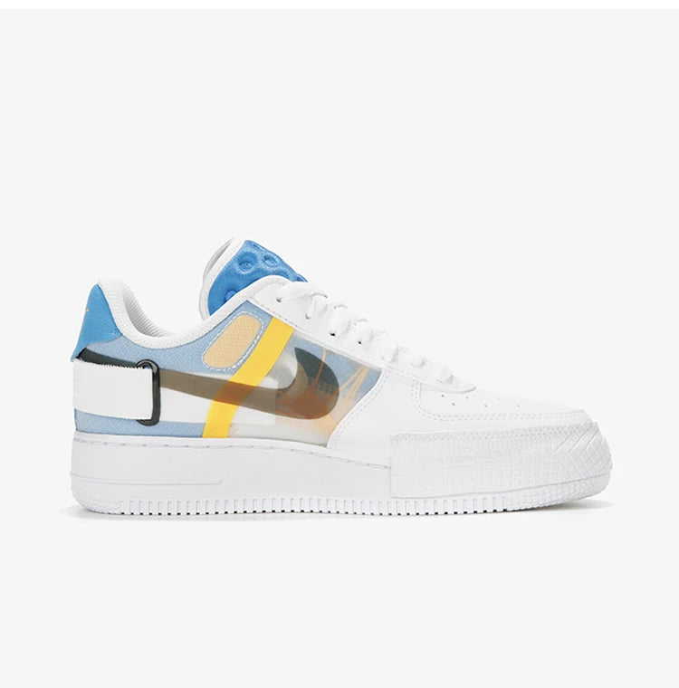 Nike genuine AIR Force 1 men's and women's fashionable casual sports board shoes CK6923-101