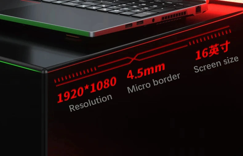 Oushedi Gaming Laptop Computer Intel Core i9-13900H NVIDIA RTX 4050 6G 16 Inch IPS 2*DDR5 MAX 64GB 2*M.2 PCIE SSD WIFI Windows11