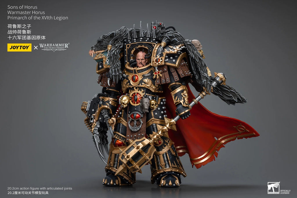 JOYTOY Warhammer 40k 1/18 Action Figures 20.2cm Sons of Horus Warmaster Horus Primarch of the XVIth Legion Collectible Toys Gift