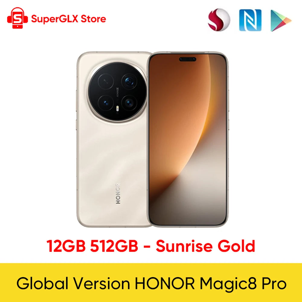 Global Version HONOR Magic8 Pro Snapdragon 8 Elite Gen 5 6.71'' 120Hz OLED Display 7100mAh 100W SuperCharge Magic 8 Pro Phones