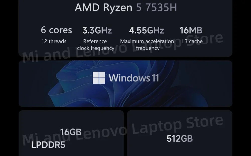 Xiaomi REDMI Book 14 2025 R5-7535H/R7-7735H 16GB+512GB 14inch FHD 60Hz