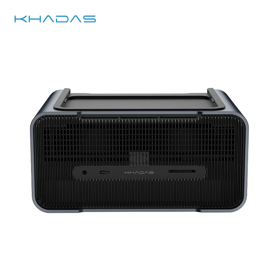 Khadas Mind Graphics 2 Geforce RTX 5060 Ti eGPU, GDDR7 External Graphics Card Docking Station, USB/2.5 Gbps/PD Charger/Mic/8K DP