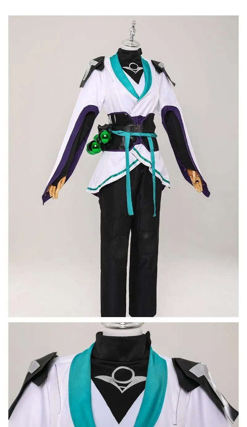 Valorant Game Cosplay Costume Full Set Female Sage Uniform Clothing Gaming Anime Festival Cosplay Props Accessories