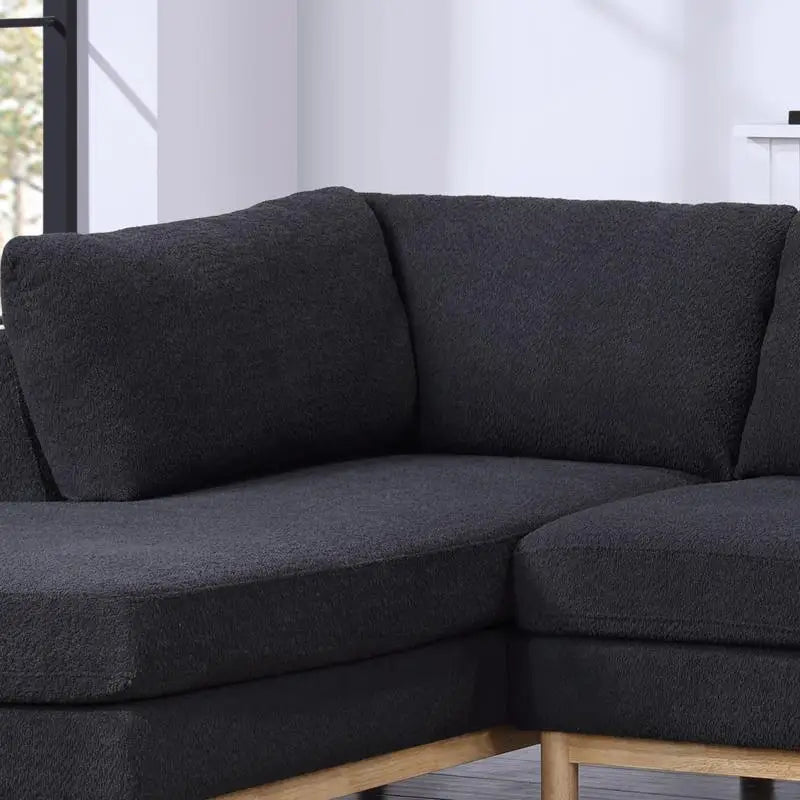 U-Shape Double Chaise Wide 124 Inch Sectional Sofa