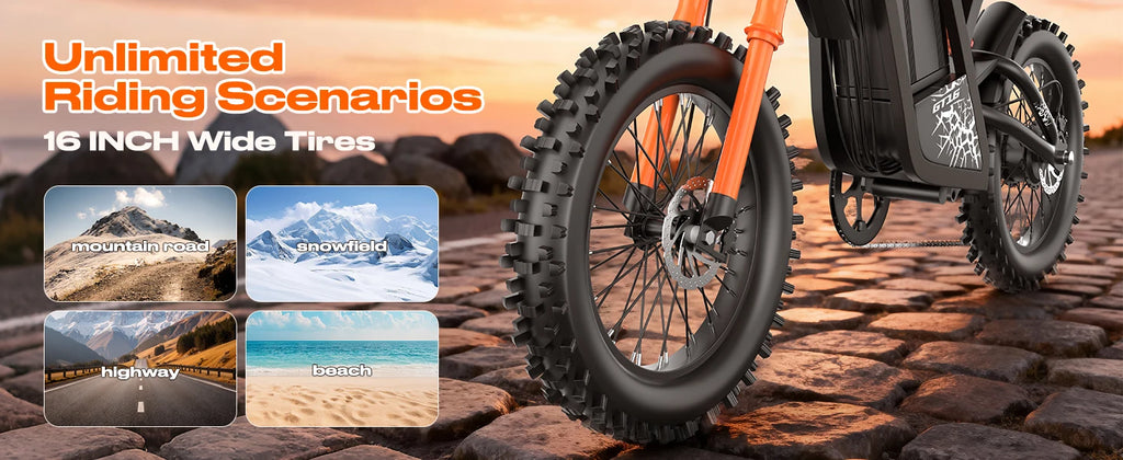 Electric Bicycle 1500W motor 48V25AH big battery e-bike The range is 55-60km Maximum speed 36MPH Mountain off-road Electric bike