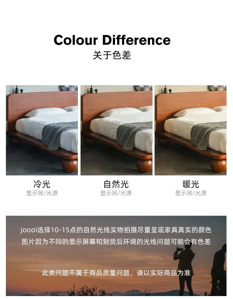 European Headboard Bed Frame Double Wood Elegant Nightstands Twin Bed Frame Queen Size Full Cama Moderno Lujo Home Furniture