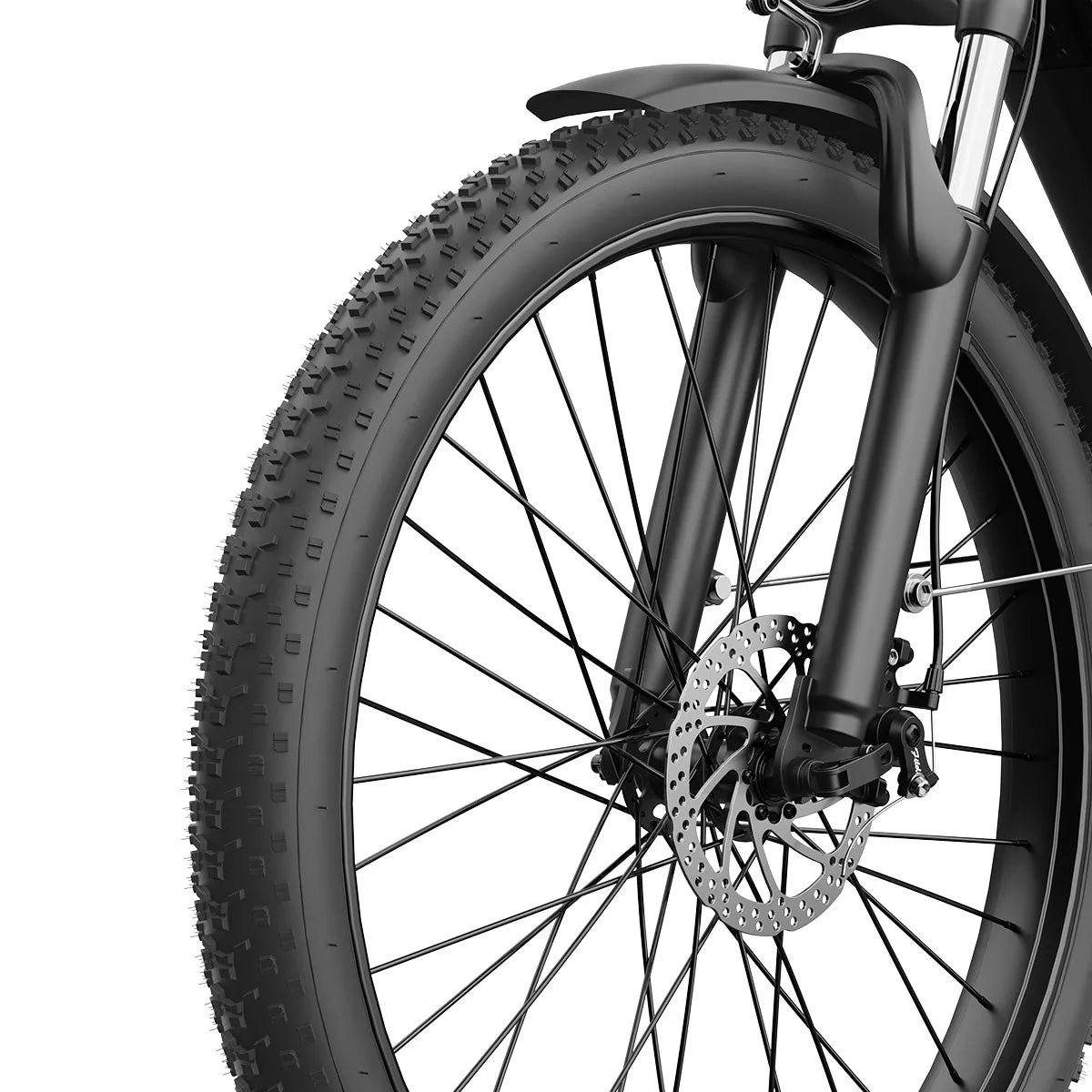 20'' Fat Tire Electric Bike 1100W Peak Motor 48V E-Bike 28MPH Mountain E Bicycle