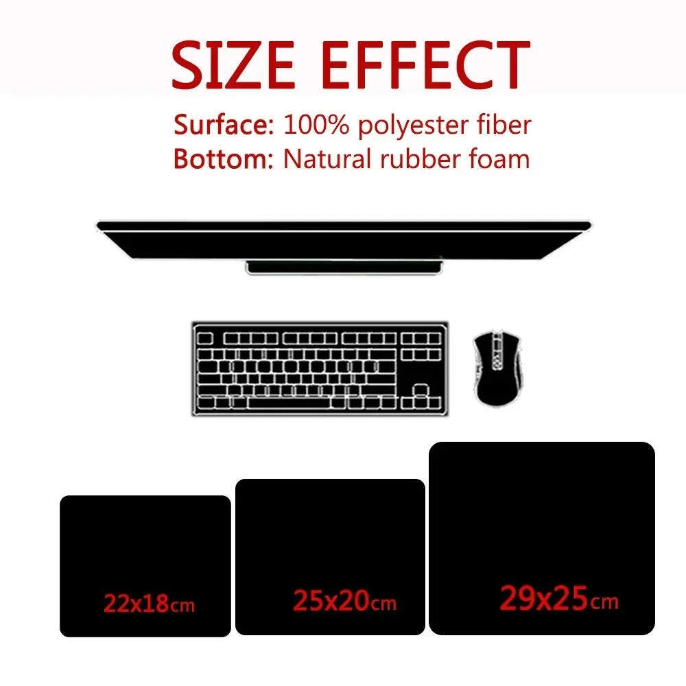 E-Sports Multiple Size Mousepad Small Locking Edge Mouse Mat Chinese Character "Love" Speed Mouse Pad Ultrafine Surface Desk Mat