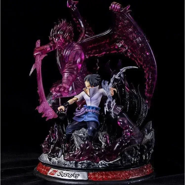 Naruto Anime Figurines Gk Susanoo Uchiha Madara Sasuke Hatake Kakashi Kurama Model Anime Collection Holiday Gift Children Toys