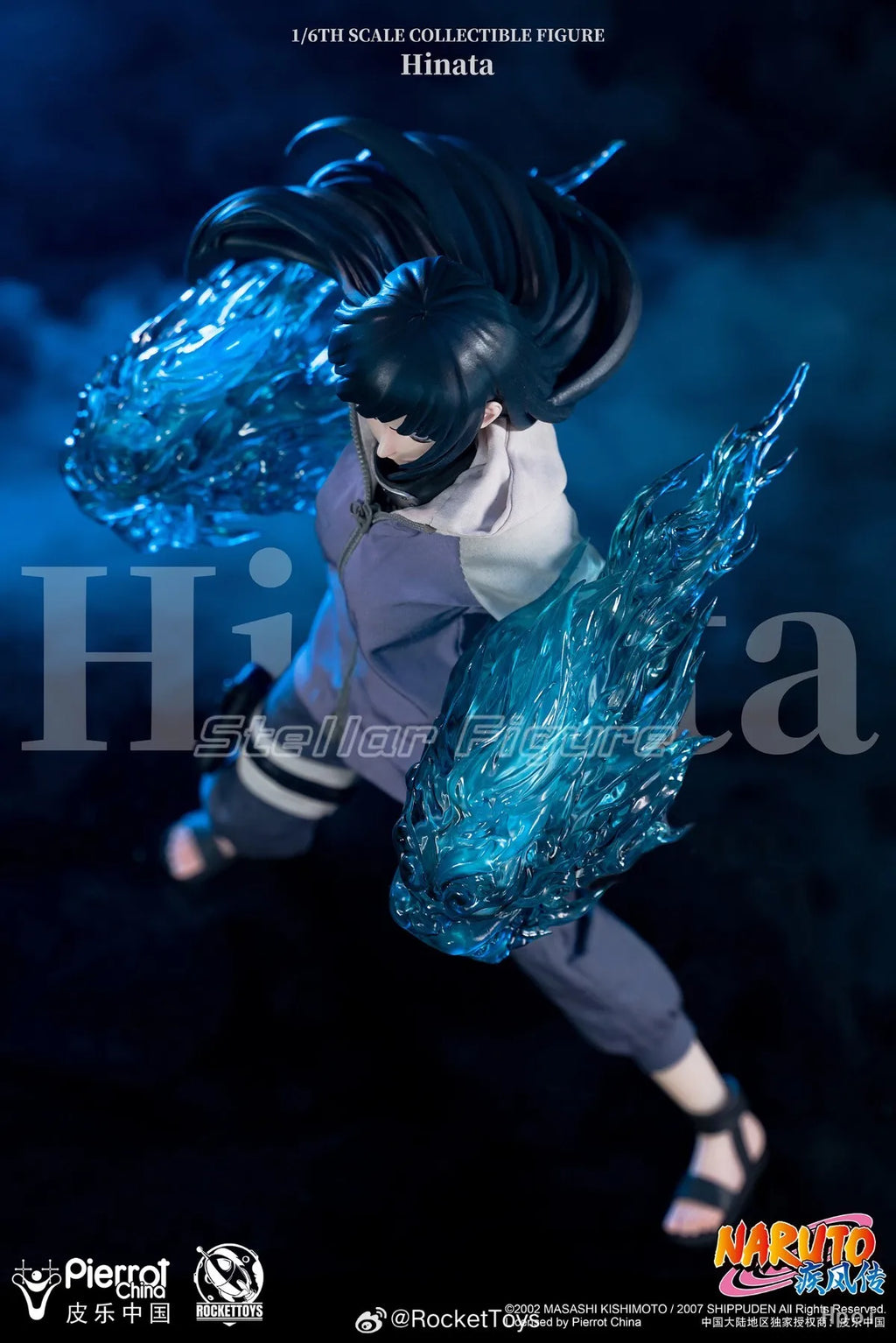 【SF】In Stock RocketToys NARUTO Shippuden Hyuuga Hinata 1/6 Scale Collection Model Figures Anime