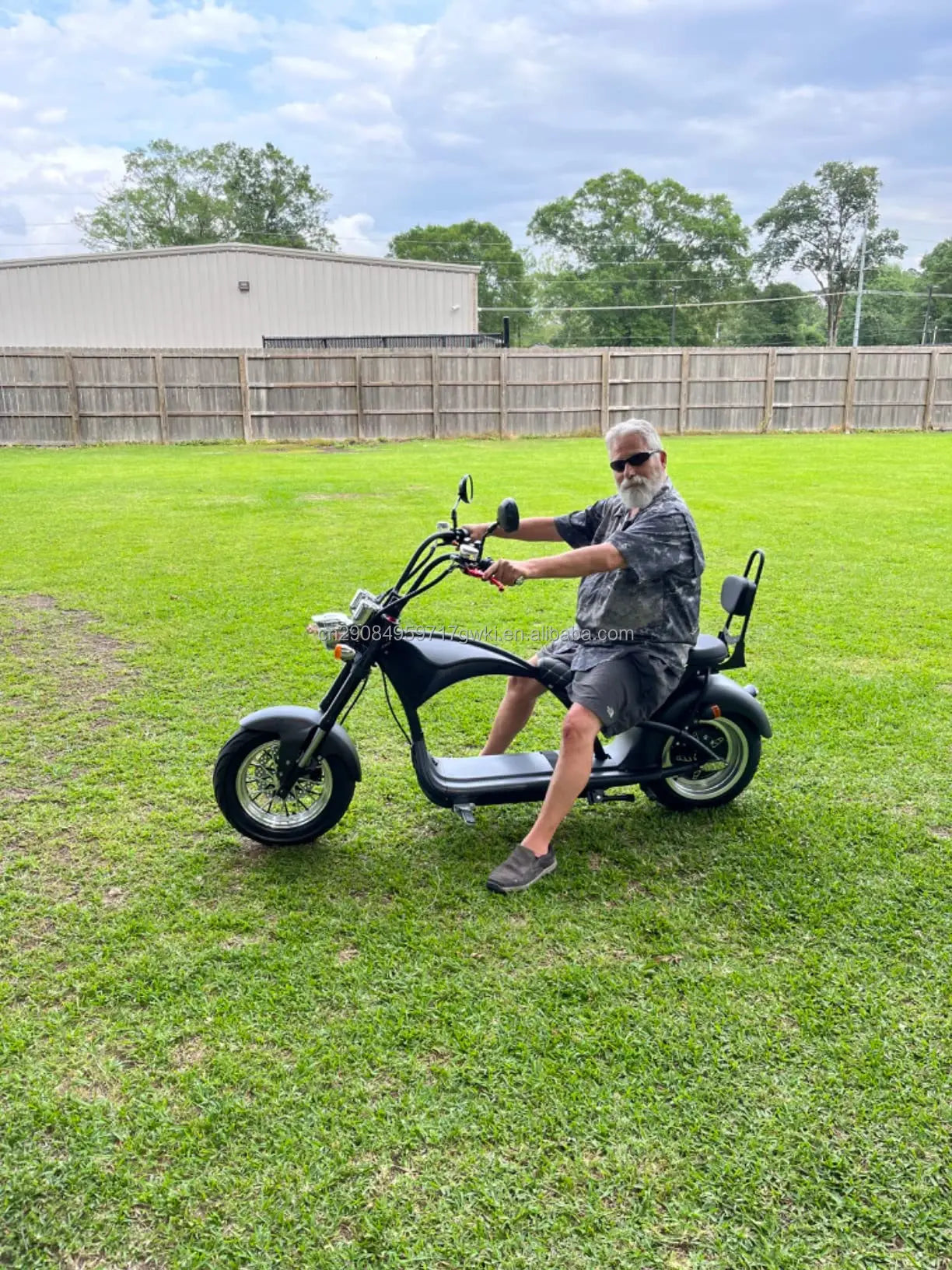 Custom 2000W 2 Seaters Electric Motorcycle Chopper Street Mopeds Motor Bike 60V 12-45Ah Long Range