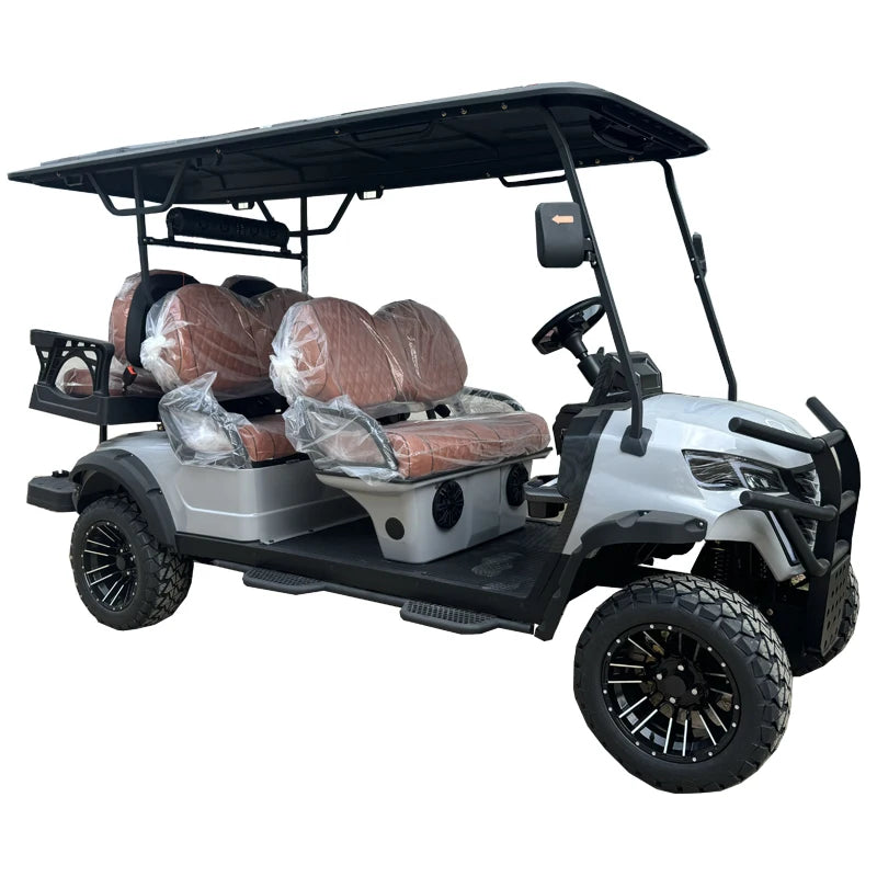 Golf Cart Long Range Lithium Battery Electric 60/72v Travel Electric Cart Club Car Golf Carts  For Sale