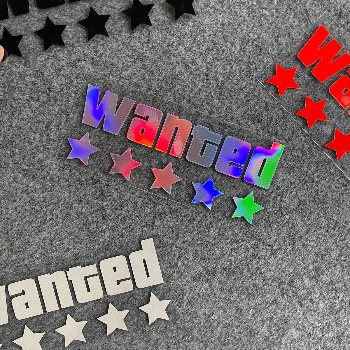 WANTED Motorcycle Sticker Vinyl Waterproof Decal Adaptable Motorcycle / Body / Helmet Motorcycle Decoration Accessories