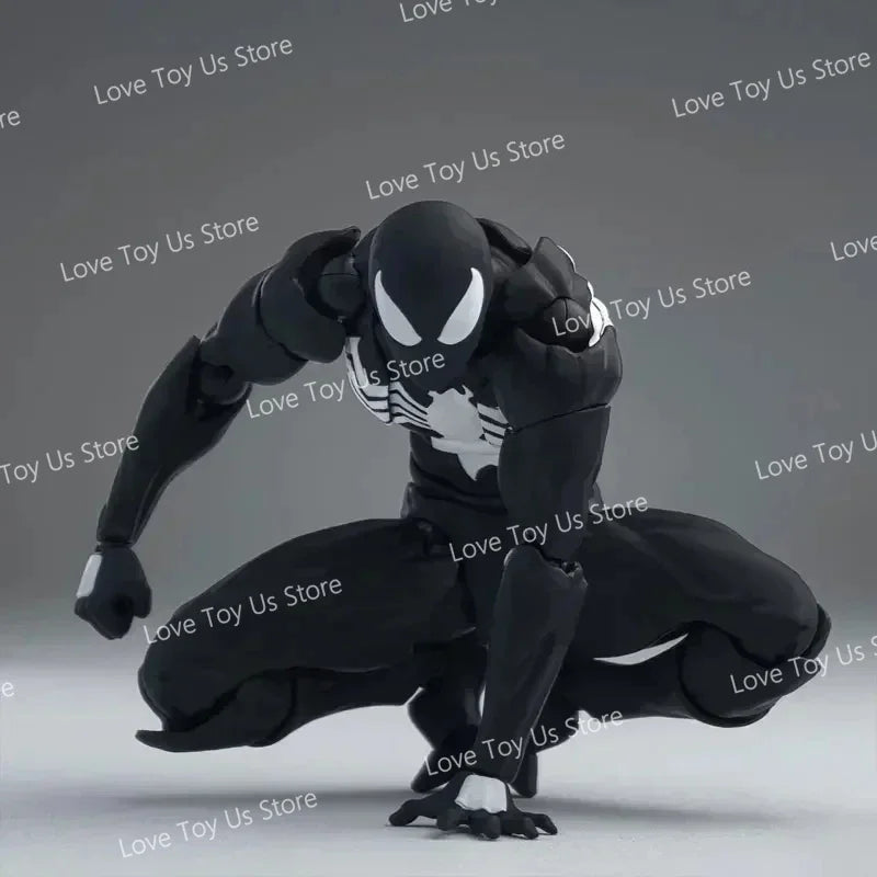 Original Mess Toys Spider Man Symbiote Spiderman Messtoys Black Suit Neighbor Scarlet Spider Anime Action Figure Gifts Toys