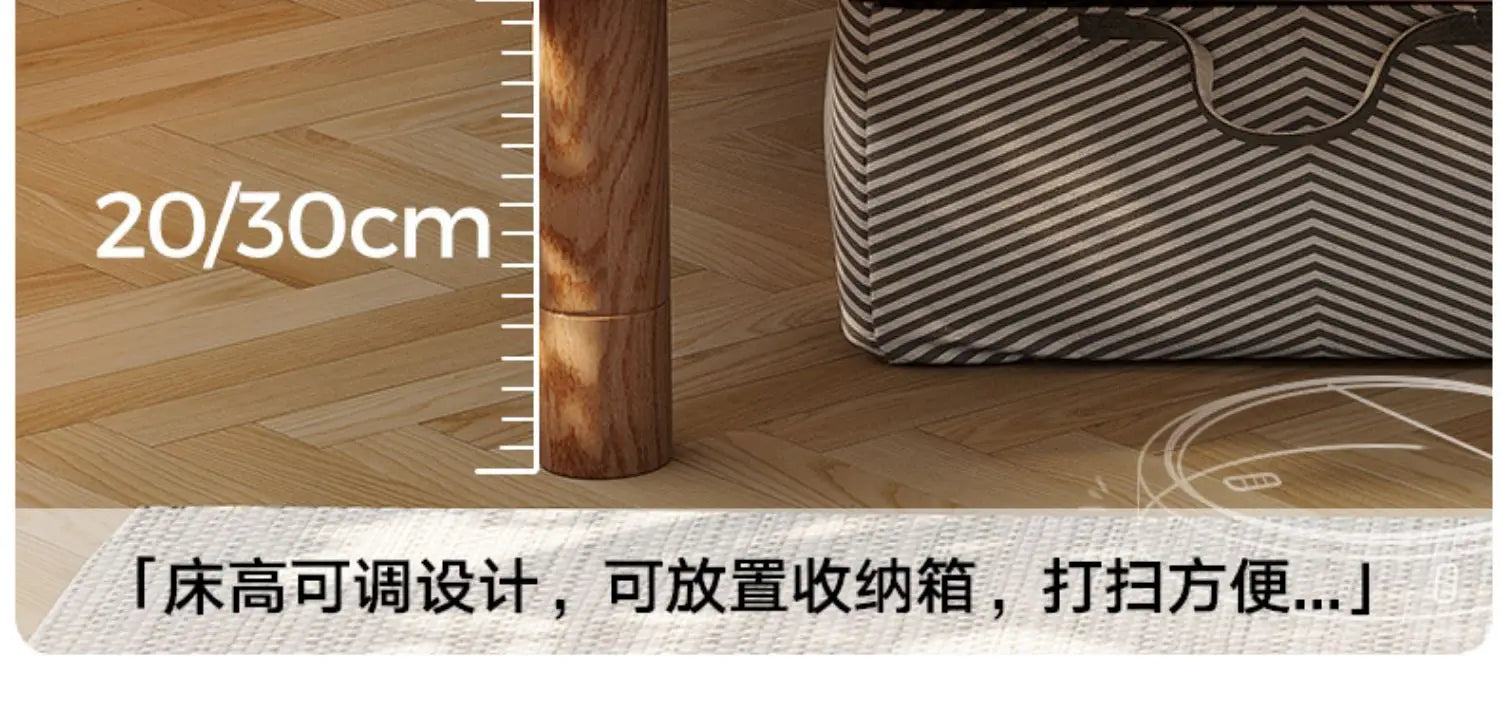 European Modern Bed Frame Double Storage Bedroom Full Size Bed Frame Headboard Nightstands Mobili Per La Casa Home Furniture