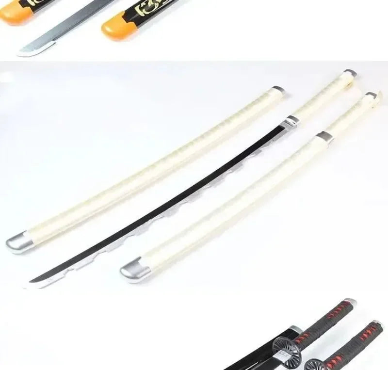 40inch Bamboo Katana Anime Cosplay Costume Prop Large Safe Ninja Knife Blade Real Size Japanese Original Samurai Sword Toy Gift