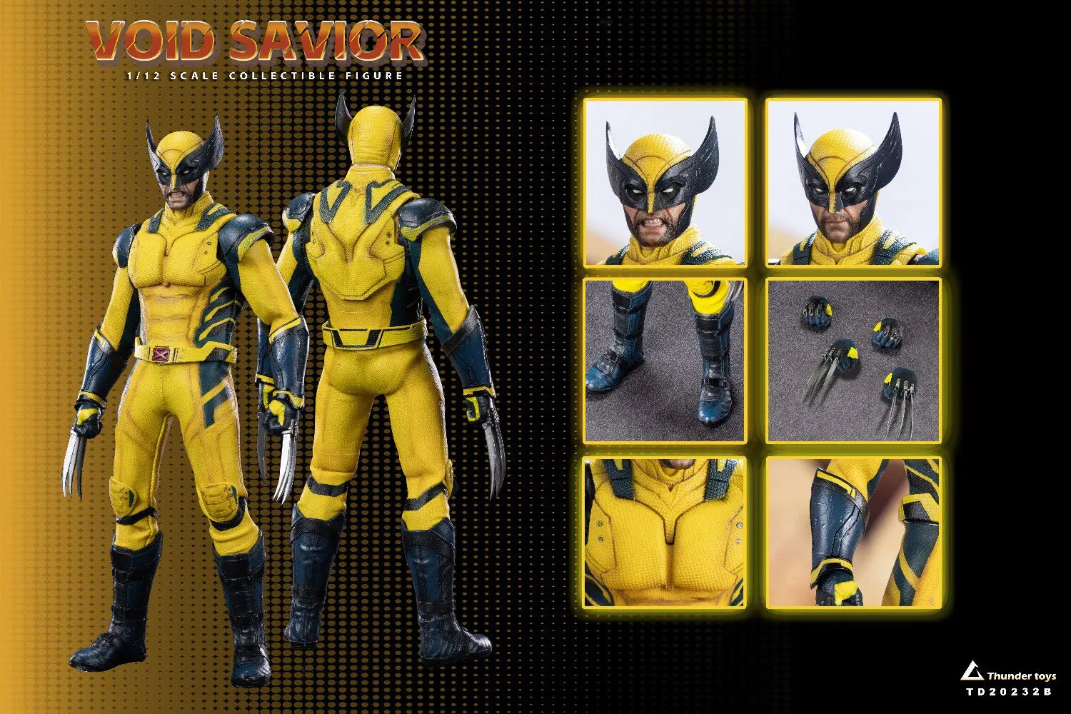 In Stock Thunder Toys Deadpool Wolverine Two Pack TD20232 1/12 Action Figure Anime Model Trendy Toys Desktop Doll Collectibles