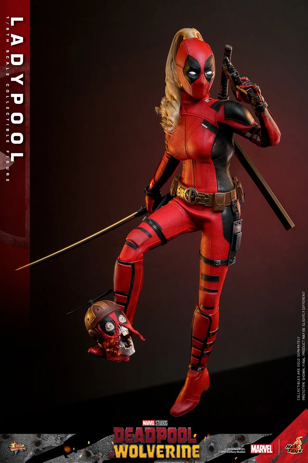 In Stock HOT TOYS Ladypool Deadpool 1/6 Movability Model Toys Collect MMS747 Deadpool & Wolverine HT Ladypool