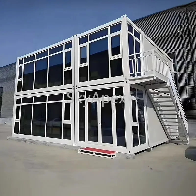 Customizable  High Quality  20Ft Prefabricated Expandable Container House Bathroom Kitchen Prefab Villa Portable Home Waterproof