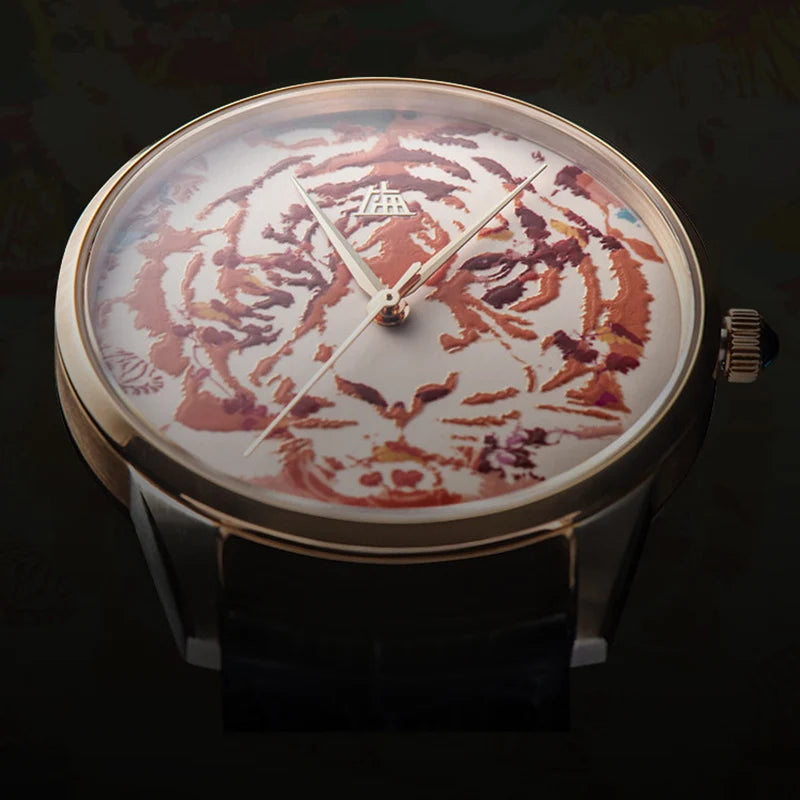 Shanghai Watch Men's Luminous Painted Mechanical Watch THE BUND Collection Automatic Watches Limited Edition Sapphire Watch 22LM