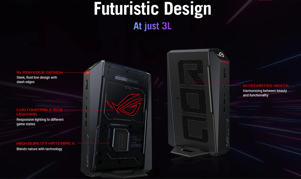 New ROG NUC 2025 NUC15JNK Gaming Mini PC Core Ultra 9 275HX RTX 5080 32GB DDR5 RAM Liquid Metal Desktop Computer