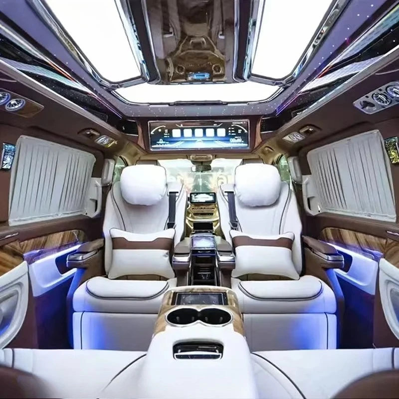 Car Interior Aluminum Alloy Partition Vip Electric Luxury W447 Vito Customized Color & Logo Car Interior Accessories
