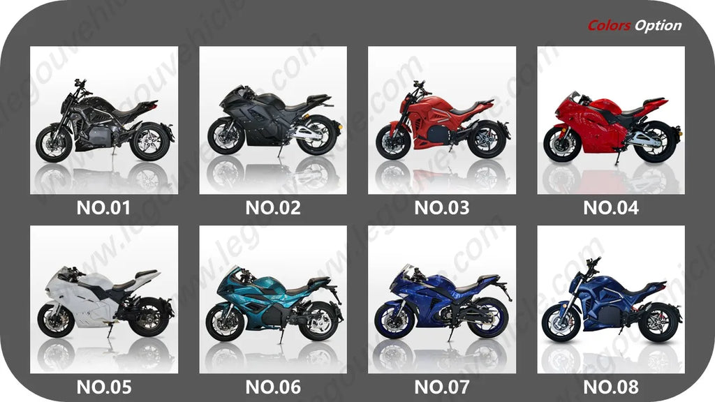 Luyuan 2026 Hot Selling Electric Motorcycle R3 10000W Racing Electric Whole Motorcycle For Adults