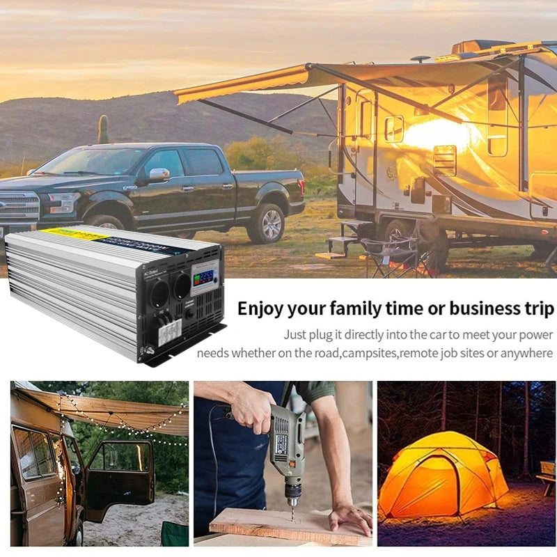 houli Inverter Pure Sin-wave 60Hz 12000W Inverter 24v Sin-wave Inverter 60Hz Korean 5-day Shipping for Car solar inverter