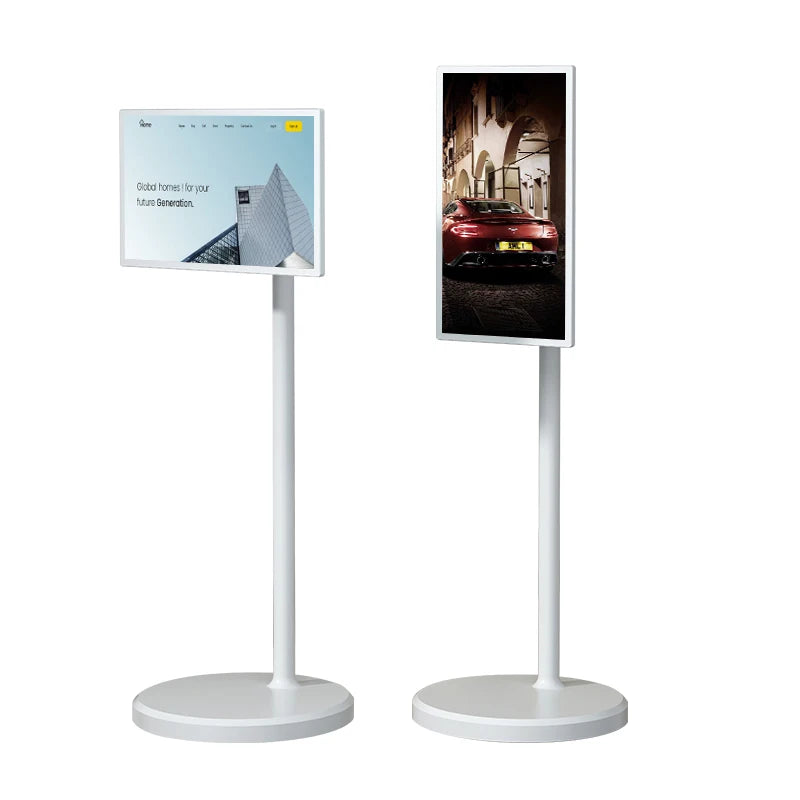 2024 Popular Portable Tv With Battery Fitness Game Video Android 21.5 Inch Stand By Me Smart Tv  Bluetooth Reomte Option