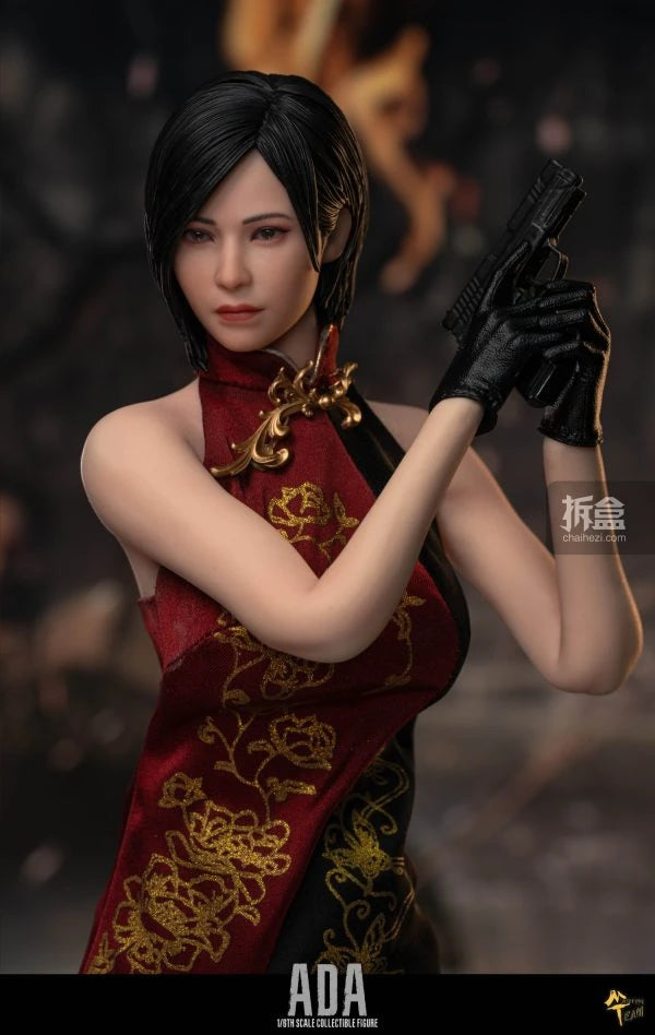 MT TOYS 1 \ 6 Action Figure Series Leon Scott Kennedy\Ada Wang Cheongsam Version Anime Action Figure Model Toys Movable Model