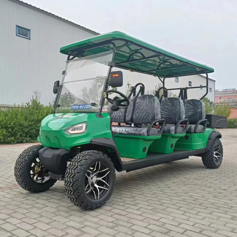 Top Sales Newest Adult 48V 60V 72V Electric Golf Buggy 4 Wheel 2/4/6/8 Seater Off Road Car Electric Golf Cart