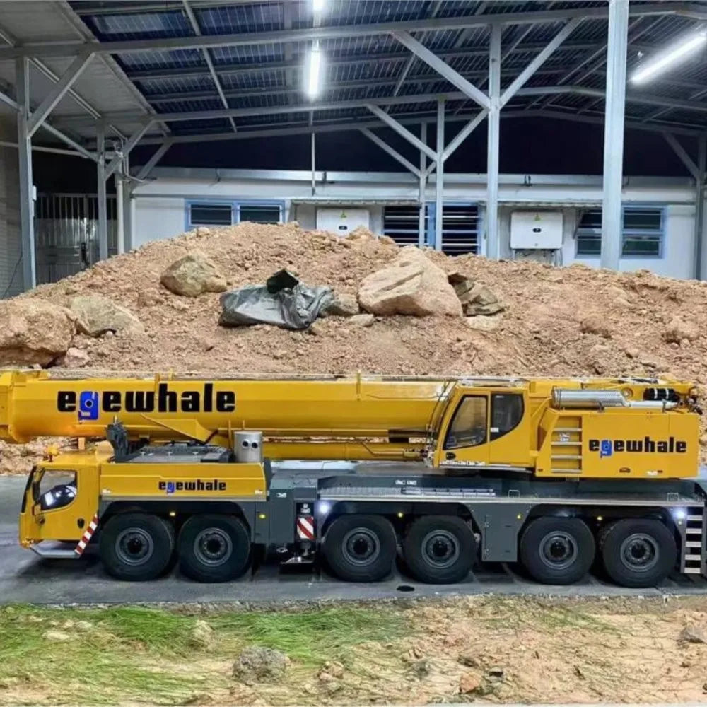 Eyewhale 1/14 LTM1350 6 Axles Heavy Cranes Truck RC Hydraulic Mobile Giant 5M Length Crane Cars Vehicle Toys for Adults TH23733