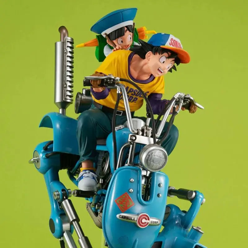 In Stock Bandai MegaHouse Dragon Ball Z Goku Gohan Father Son Vehicle - Anime Robot Figure Gift
